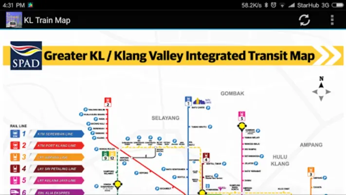 Kuala Lumpur (KL) MRT Map 2023 android App screenshot 0